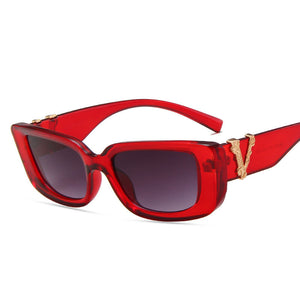 49715 Small Frame Cat Eye  Sunglasses Men Women Square Shades UV400 Vintage Glasses