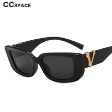 Load image into Gallery viewer, 49715 Small Frame Cat Eye  Sunglasses Men Women Square Shades UV400 Vintage Glasses