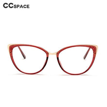 Load image into Gallery viewer, 49728  Spring Leg Anti Blue Light Metal Optical Glasses Frames Women Computer Eyeglasses