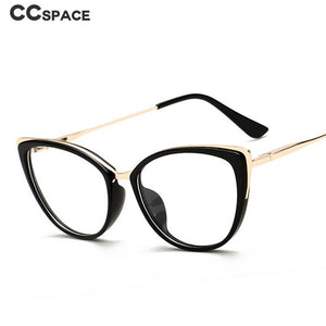 49728  Spring Leg Anti Blue Light Metal Optical Glasses Frames Women Computer Eyeglasses