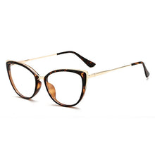 Load image into Gallery viewer, 49728  Spring Leg Anti Blue Light Metal Optical Glasses Frames Women Computer Eyeglasses