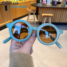 Carica l'immagine nel visualizzatore di Gallery, 49737 For Kids Punk Round Cute Sunglasses Shades UV400 Vintage Glasses