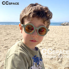 Carica l'immagine nel visualizzatore di Gallery, 49737 For Kids Punk Round Cute Sunglasses Shades UV400 Vintage Glasses