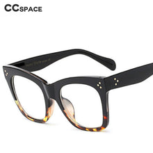 Load image into Gallery viewer, 49742 Big Cat Eye Square Glasses Frames Rice Nail Men Women Computer Eyeglasses