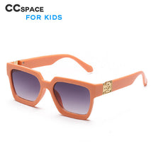Load image into Gallery viewer, 49748 Kids Cute Square Big Frame Sunglasses Shades UV400 Vintage Glasses