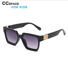Load image into Gallery viewer, 49748 Kids Cute Square Big Frame Sunglasses Shades UV400 Vintage Glasses