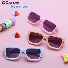 Load image into Gallery viewer, 49748 Kids Cute Square Big Frame Sunglasses Shades UV400 Vintage Glasses
