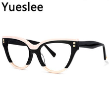 Load image into Gallery viewer, 49795   Classic Quality Ladies Acetate Cateye Frames Glasses Spectacle Optical Eyeglasses
