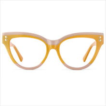 Carica l&#39;immagine nel visualizzatore di Gallery, 49795 Montature per occhiali in acetato di marca Cat Eye oversize anti luce blu Occhiali da donna Accessori Occhiali da vista per computer retrò 