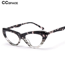 Load image into Gallery viewer, 49803 Retro Anti Blue Optical Acetate Frames Cat Eye Men Women Computer Glasses