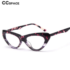 49803 Retro Anti Blue Optical Acetate Frames Cat Eye Men Women Computer Glasses