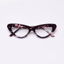 Load image into Gallery viewer, 49803 Retro Anti Blue Optical Acetate Frames Cat Eye Men Women Computer Glasses