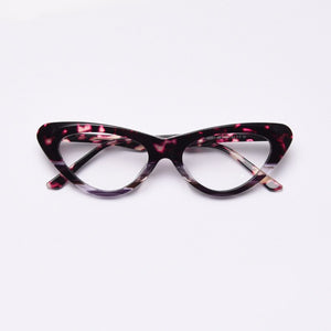 49803 Retro Anti Blue Optical Acetate Frames Cat Eye Men Women Computer Glasses