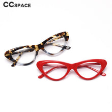 Load image into Gallery viewer, 49803 Retro Anti Blue Optical Acetate Frames Cat Eye Men Women Computer Glasses