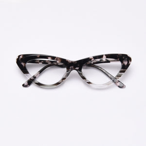 49803 Retro Anti Blue Optical Acetate Frames Cat Eye Men Women Computer Glasses