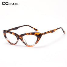 Load image into Gallery viewer, 49803 Retro Anti Blue Optical Acetate Frames Cat Eye Men Women Computer Glasses