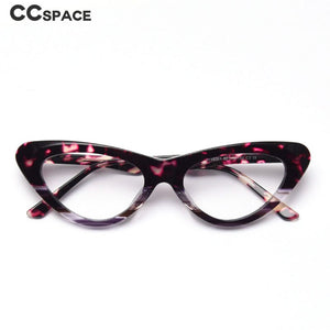 49803 Retro Anti Blue Optical Acetate Frames Cat Eye Men Women Computer Glasses