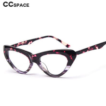 Load image into Gallery viewer, 49803 Retro Anti Blue Optical Acetate Frames Cat Eye Men Women Computer Glasses