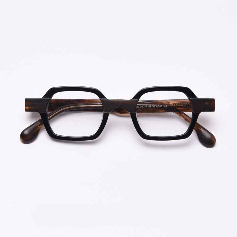 49804 Retro Polygon Optical Acetate Frames Retro Men Women Computer Glasses