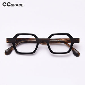 49804 Retro Polygon Optical Acetate Frames Retro Men Women  Computer Glasses
