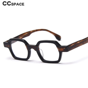 49804 Retro Polygon Optical Acetate Frames Retro Men Women  Computer Glasses