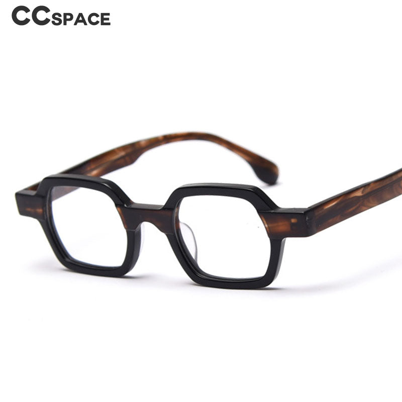 49804 Retro Polygon Optical Acetate Frames Retro Men Women Computer Gl ...