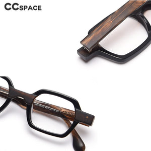 49804 Retro Polygon Optical Acetate Frames Retro Men Women  Computer Glasses