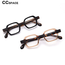 Load image into Gallery viewer, 49804 Retro Polygon Optical Acetate Frames Retro Men Women  Computer Glasses