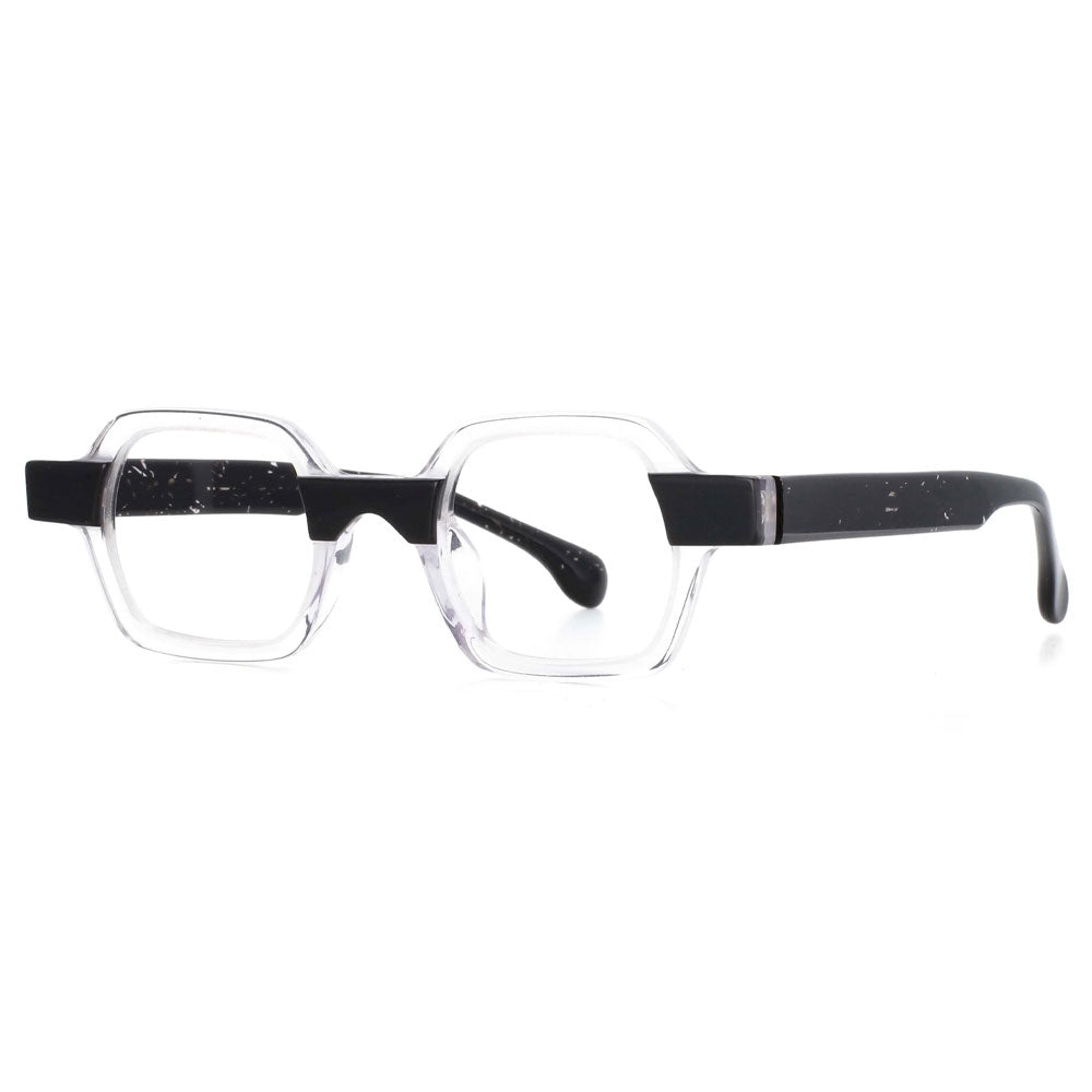 49804 Small Frame Square Punk Anti Blue Light Acetate Optical Glasses Frames Men Women Computer Eyeglasses