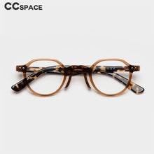 Load image into Gallery viewer, 49806 Round Retro Optical Acetate Frames Retro Men Women Computer Glasses