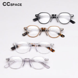 49806 Round Retro Optical Acetate Frames Retro Men Women Computer Glasses