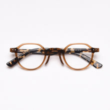 Load image into Gallery viewer, 49806 Round Retro Optical Acetate Frames Retro Men Women Computer Glasses
