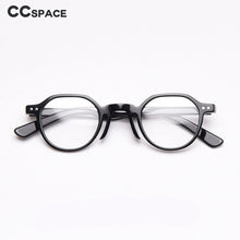 Load image into Gallery viewer, 49806 Round Retro Optical Acetate Frames Retro Men Women Computer Glasses