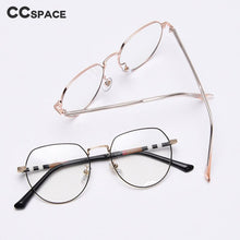 Load image into Gallery viewer, 49808 Retro Anti Blue Optical Metal Frames Acetate Legs Men Women Computer Glasses