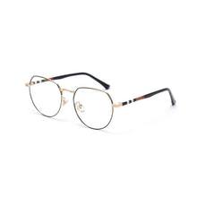Load image into Gallery viewer, 49808 Retro Anti Blue Optical Metal Frames Acetate Legs Men Women Computer Glasses