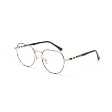Load image into Gallery viewer, 49808 Retro Brand Optical Glasses Frame Anti Blue Metal Frames Acetate Legs Men Women Computer Glasses