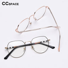 Load image into Gallery viewer, 49808 Retro Brand Optical Glasses Frame Anti Blue Metal Frames Acetate Legs Men Women Computer Glasses