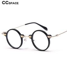 Load image into Gallery viewer, 49811 Retro Round Acetate Optical Glasses Frames Anti Blue Light Men Women Computer Eyeglasses