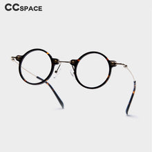Load image into Gallery viewer, 49811 Retro Round Acetate Optical Glasses Frames Anti Blue Light Men Women Computer Eyeglasses