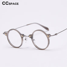 Load image into Gallery viewer, 49811 Retro Round Acetate Optical Glasses Frames Anti Blue Light Men Women Computer Eyeglasses