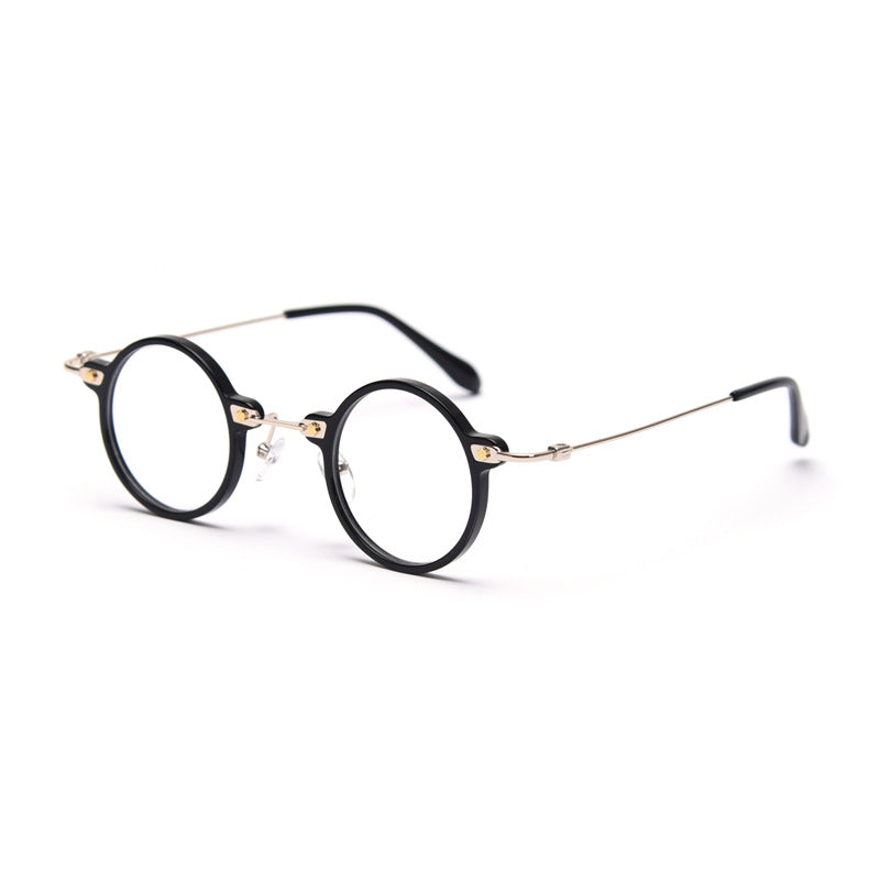 49811 Retro Round Acetate Optical Glasses Frames Anti Blue Light Men Women Computer Eyeglasses