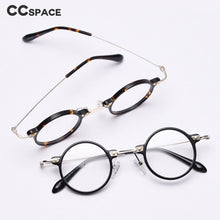 Load image into Gallery viewer, 49811 Retro Round Acetate Optical Glasses Frames Anti Blue Light Men Women Computer Eyeglasses