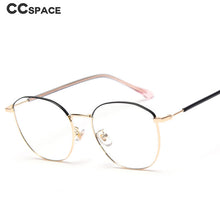 Load image into Gallery viewer, 49816 Anti Blue Light Round Metal Optical Glasses Frames Men Women Computer Eyeglasses