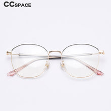 Load image into Gallery viewer, 49816 Anti Blue Light Round Metal Optical Glasses Frames Men Women Computer Eyeglasses