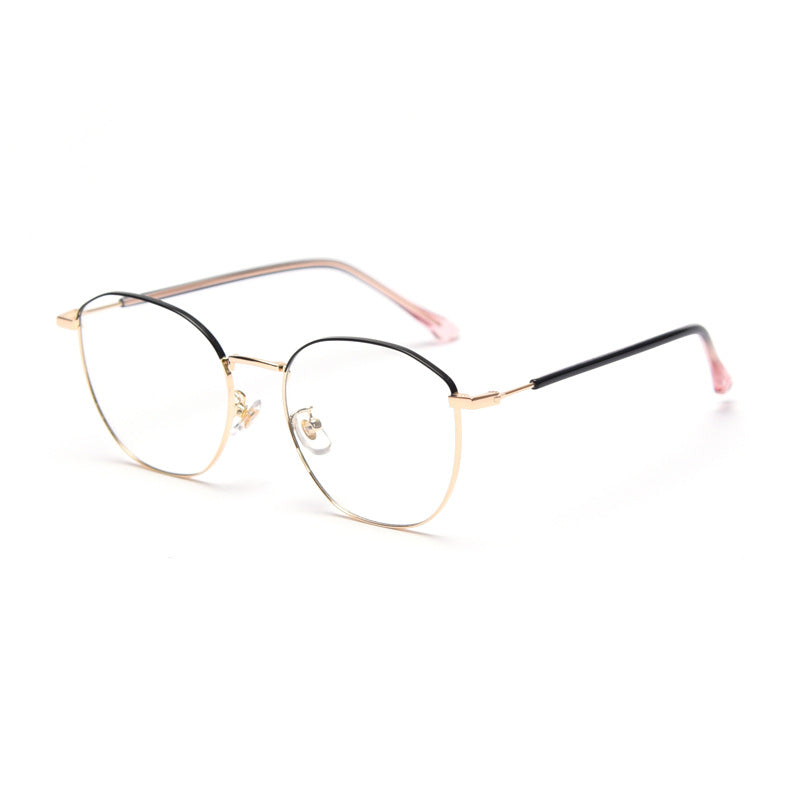 49816 Anti Blue Light Round Metal Optical Glasses Frames Men Women Computer Eyeglasses