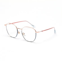 Load image into Gallery viewer, 49816 Anti Blue Light Round Metal Optical Glasses Frames Men Women Computer Eyeglasses
