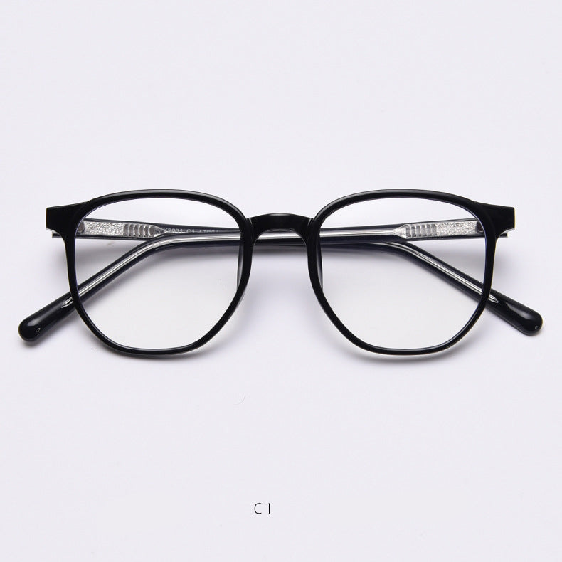 49817 Plastic Titanium Anti Blue Light Optical Glasses Frames Men Women Polygon TR90 Computer Eyeglasses