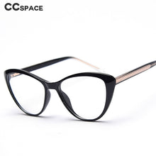 Load image into Gallery viewer, 49820 Cat Eye Plastic Titanium Anti Blue Light Optical Glasses Frames Men Women TR90 Computer Eyeglasses