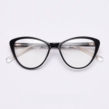 Load image into Gallery viewer, 49820 Cat Eye Plastic Titanium Anti Blue Light Optical Glasses Frames Men Women TR90 Computer Eyeglasses