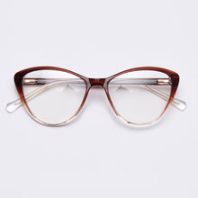 Load image into Gallery viewer, 49820 Cat Eye Plastic Titanium Anti Blue Light Optical Glasses Frames Men Women TR90 Computer Eyeglasses
